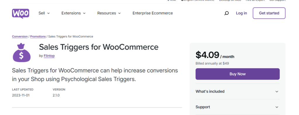  Sales Triggers for WooCommerce by Flintop