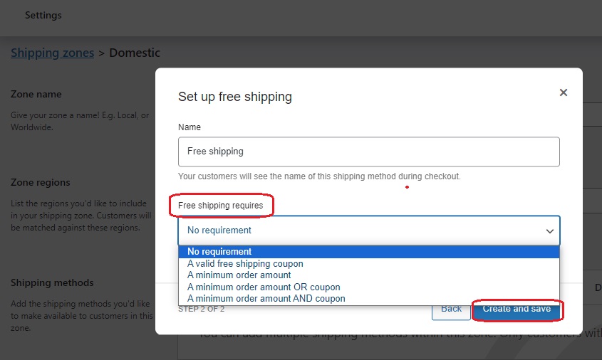 Set Up Shipping Methods 4