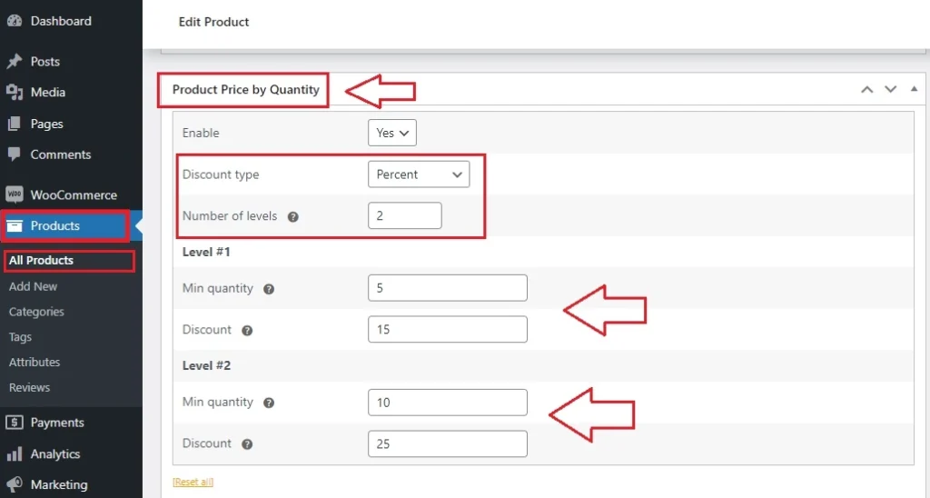 Get started- Setup WooCommerce quantity based pricing 5