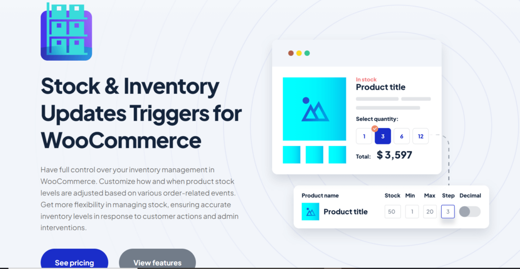 Stock & Inventory Updates Triggers for WooCommerce by Wp-Factory