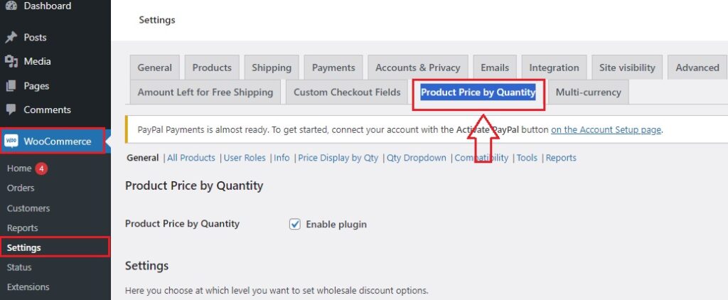 Setup WooCommerce Bulk Discount 2