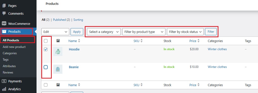 WooCommerce Bulk Price Update - default