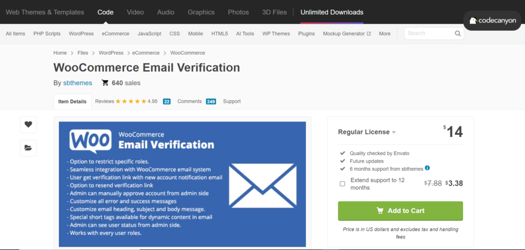 WooCommerce Email Verification Plugin By Sbthemes