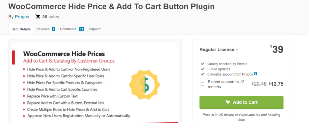 WooCommerce Hide Price & Add To Cart Button Plugin By Progos