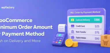 WooCommerce minimum order amount settings for various payment methods.