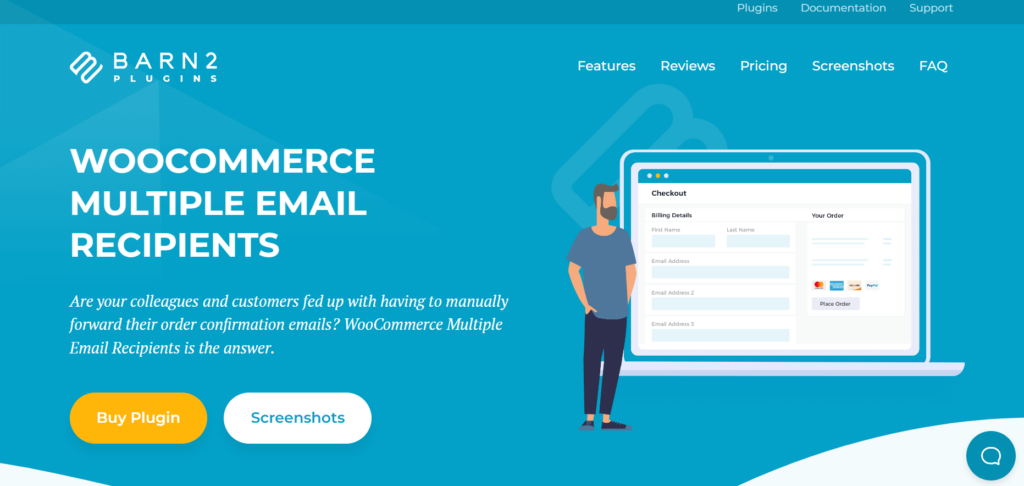 WooCommerce Multiple Email Recipients by BARN2