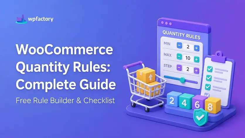 WooCommerce Quantity Rules: Complete Guide (Free Rule Builder & Checklist)
