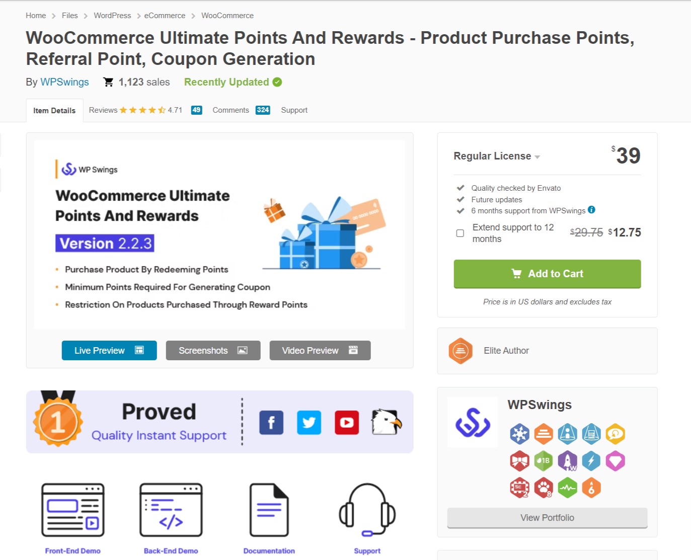 WooCommerce Ultimate Points And Rewards Live Demo