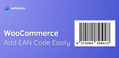 WooCommerce add EAN code