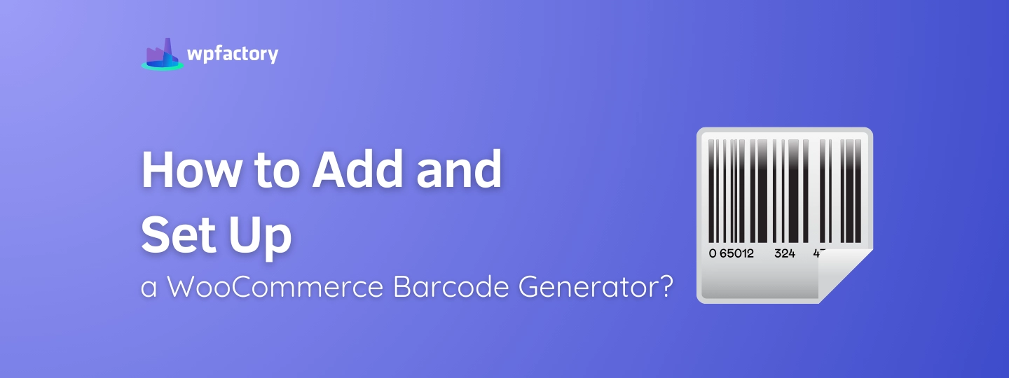 WooCommerce barcode generator