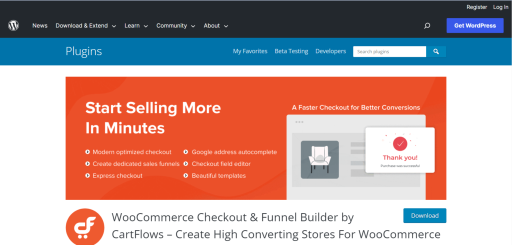 WooCommerce checkout page builder