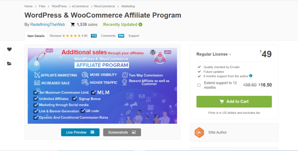 WordPress and WooCommerce Affiliate Program