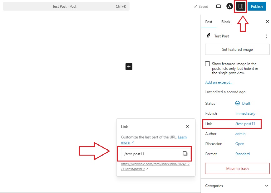 change Slugs in WordPress