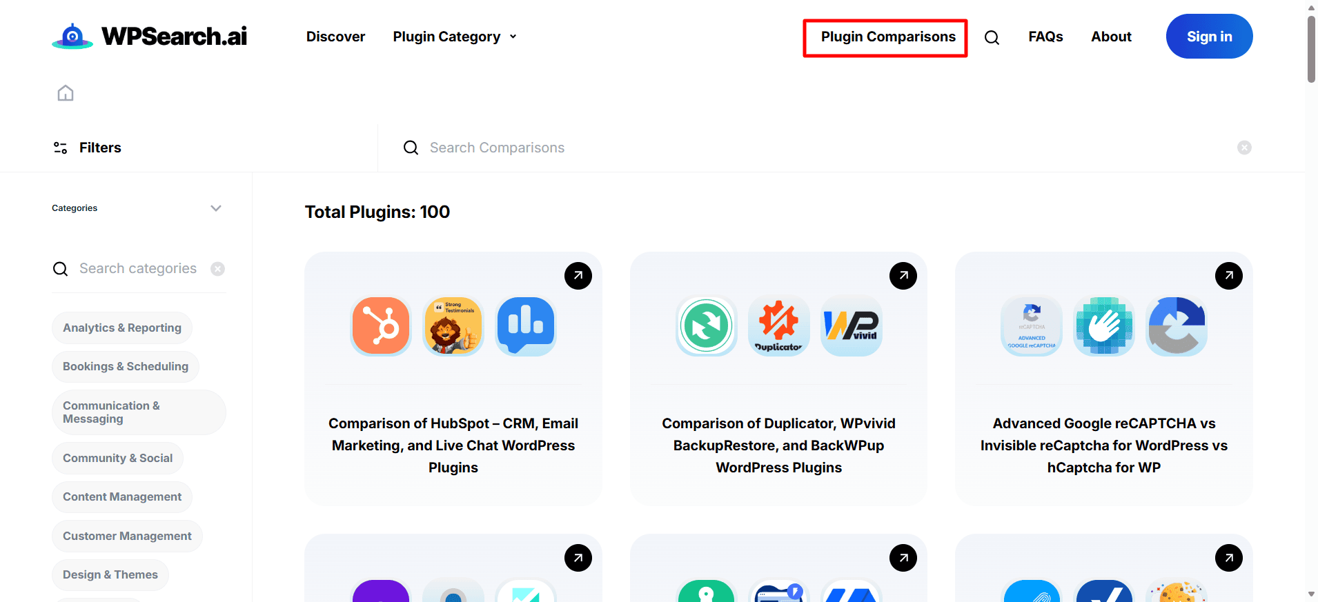 plugin comparisons WPSearch ai 03 14 2026 05 41 PM